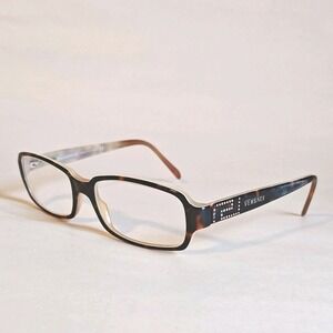 Versace 3175-B Eyeglass Frames Womens 50-16-135 Tortoise Havana Rhinestone Italy